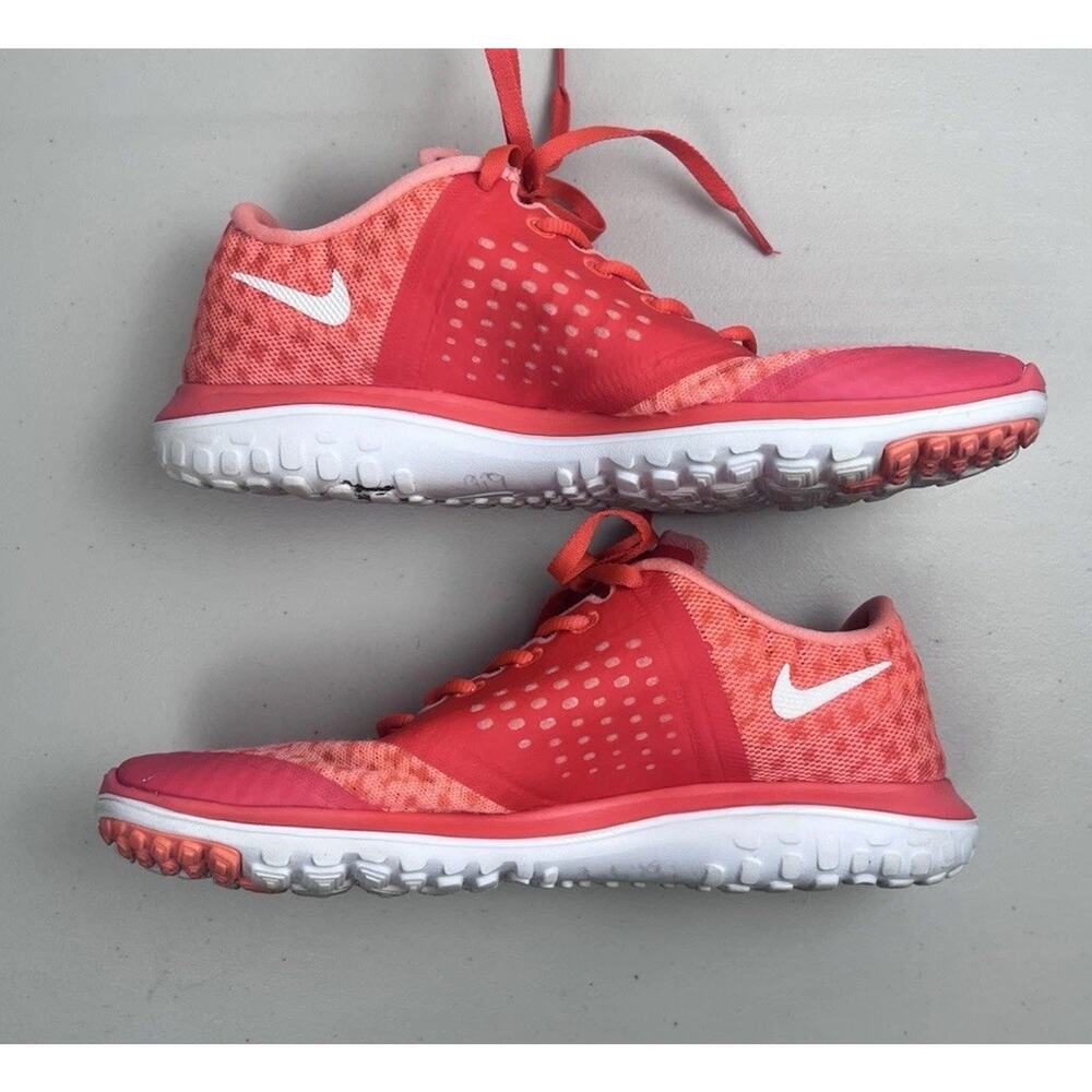 Nike Free 5.0 TR Fit 5 Women’s Training Shoes Hot Lava Pink Size8 Light704881601 - Picture 3 of 8